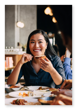 Woman Dining