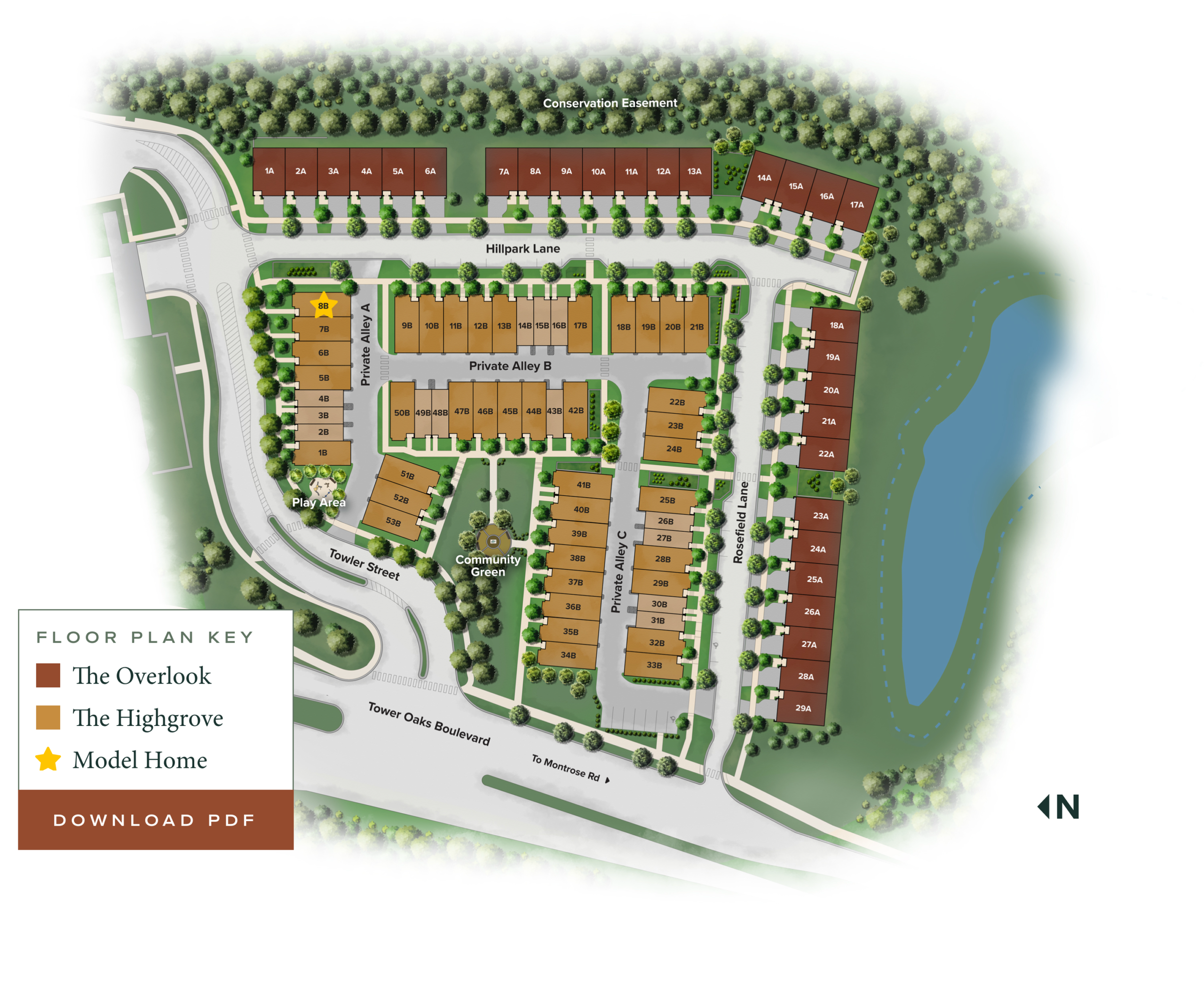 Tower Preserve Siteplan